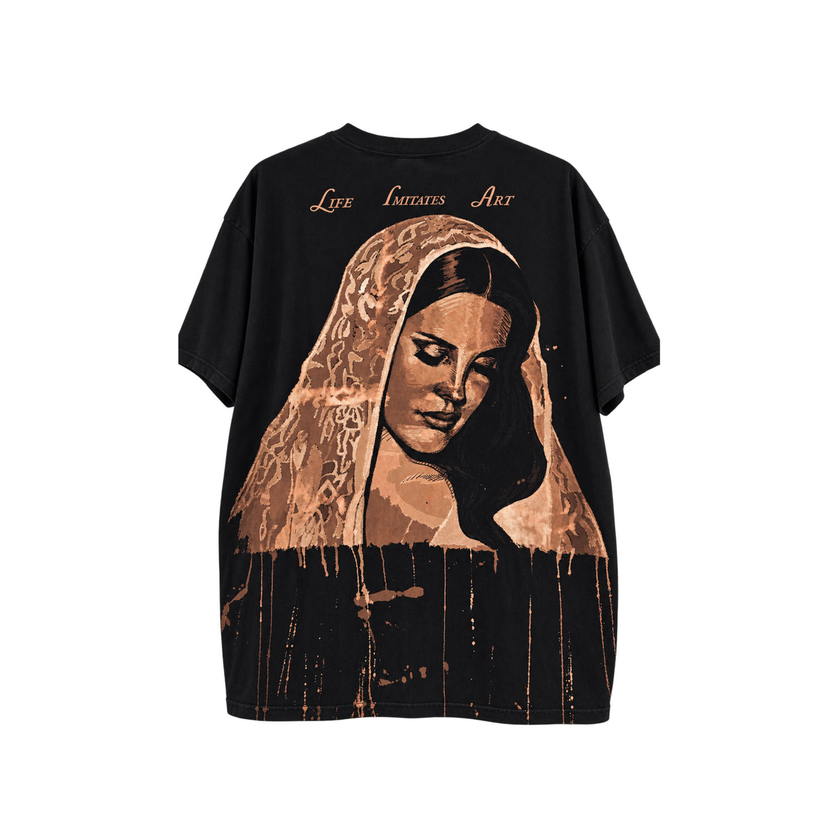Custom Celebrity Bleach Dye T-Shirt