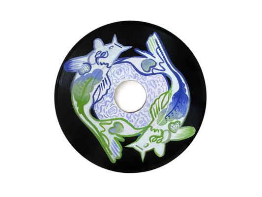Original Hand Painted Vinyl Record 🪴