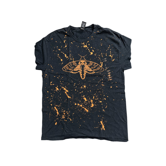 Death’s-Head Hawkmoth Bleach Dyed T-Shirt